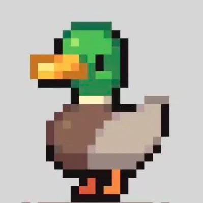 Mô hình Duck Fidget Pixelart - Đồ chơi xả stress độc đáo in 3D