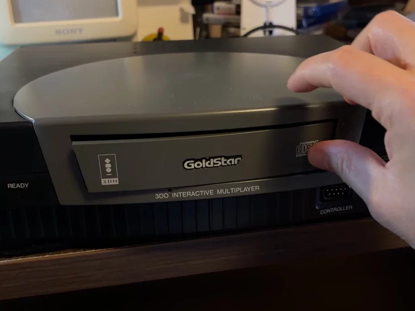 Bộ giữ nắp ổ đĩa nam châm cho GoldStar 3DO - Image 2