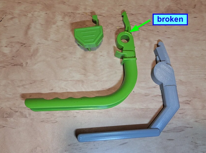 Tay Cầm Điều Khiển Thay Thế Cho Máy Cắt Cỏ Pin LUX TOOLS - Image 2