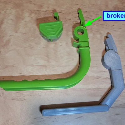 Tay Cầm Điều Khiển Thay Thế Cho Máy Cắt Cỏ Pin LUX TOOLS