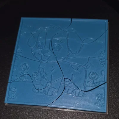 BLUE - Mô hình xếp hình chú cún
