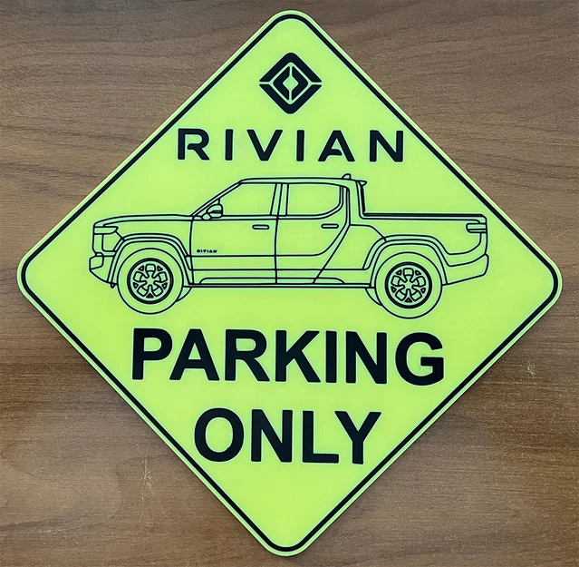 Bảng hiệu bãi đỗ xe Rivian - Image 1