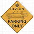 Bảng hiệu bãi đỗ xe Rivian - Thumbnail 2