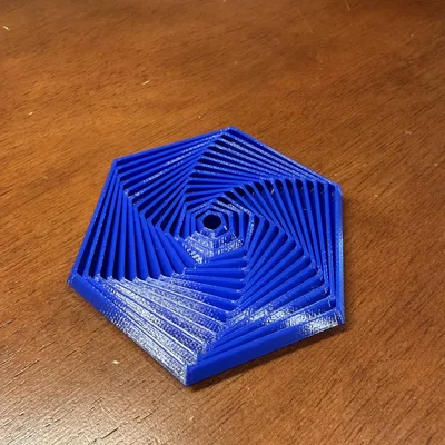 Hexagon Twist Fidget - Đồ chơi in liền khối
