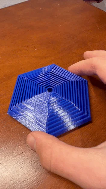 Hexagon Twist Fidget - Đồ chơi in liền khối - Image 2