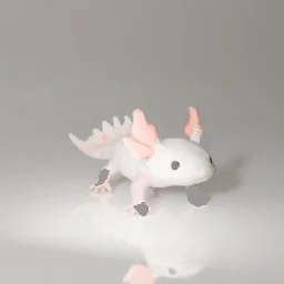 Mô hình chú kỳ giông Axolotl đáng yêu để in 3D trang trí