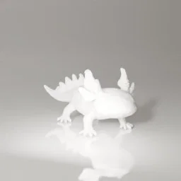 Mô hình chú kỳ giông Axolotl đáng yêu để in 3D trang trí