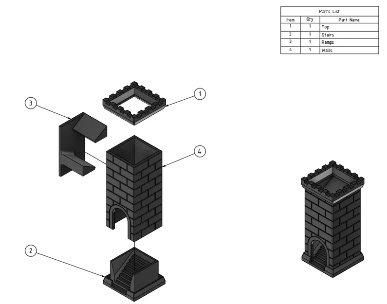 Tháp Đổ Xúc Xắc (Dice Tower) 3D - Lắp Ghép Đơn Giản, Tùy Biến Đẹp - Image 4