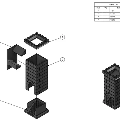 Tháp Đổ Xúc Xắc (Dice Tower) 3D - Lắp Ghép Đơn Giản, Tùy Biến Đẹp