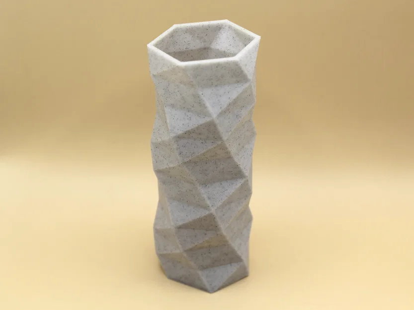 Bình hoa Low Poly - Dáng mảnh - Image 2