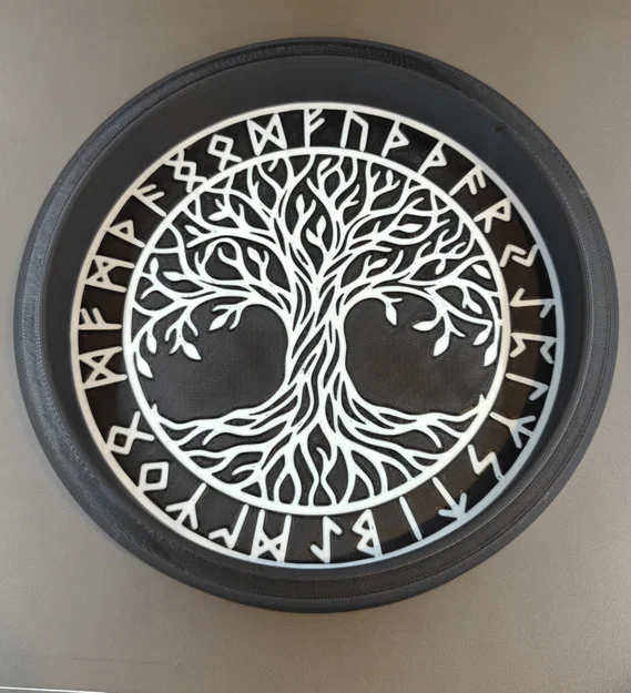 Khay Đựng Xúc Xắc Yggdrasil - Cây Thế Giới Phong Cách Bắc Âu - Image 1