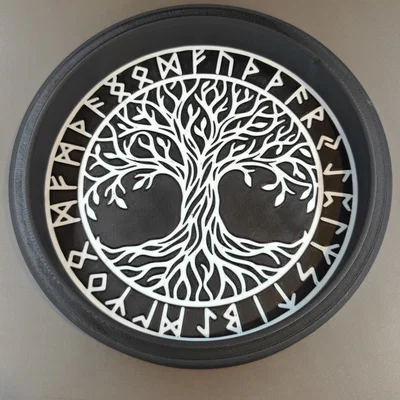 Khay Đựng Xúc Xắc Yggdrasil - Cây Thế Giới Phong Cách Bắc Âu