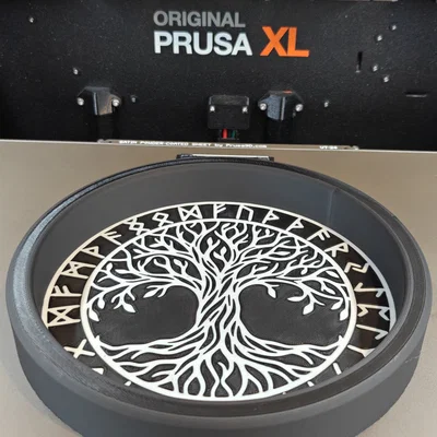 Khay Đựng Xúc Xắc Yggdrasil - Cây Thế Giới Phong Cách Bắc Âu