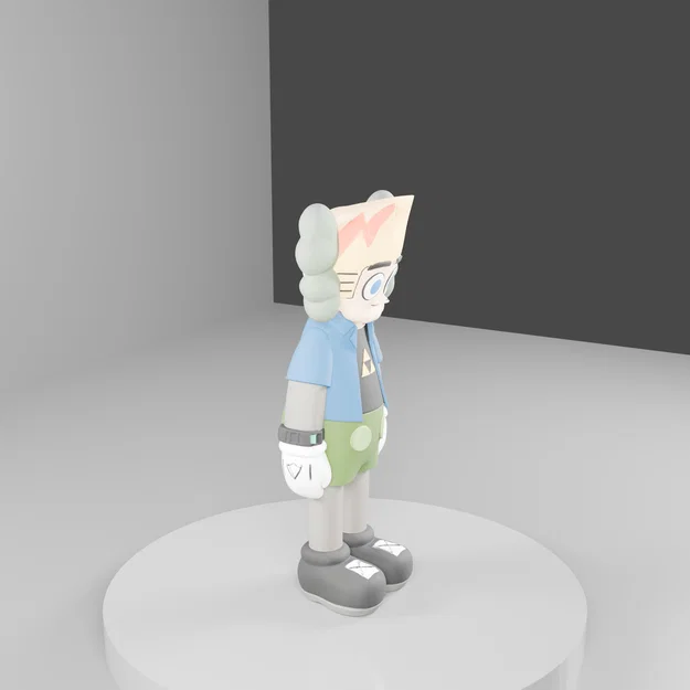 Mô hình Johnny Test X Kaws - Image 3