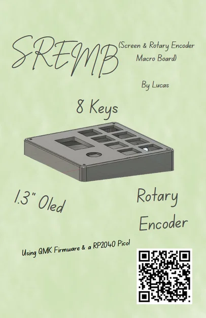 SREMB (Bảng Macro 2x4 với Màn hình và Núm xoay) - Image 1
