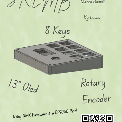 SREMB (Bảng Macro 2x4 với Màn hình và Núm xoay)