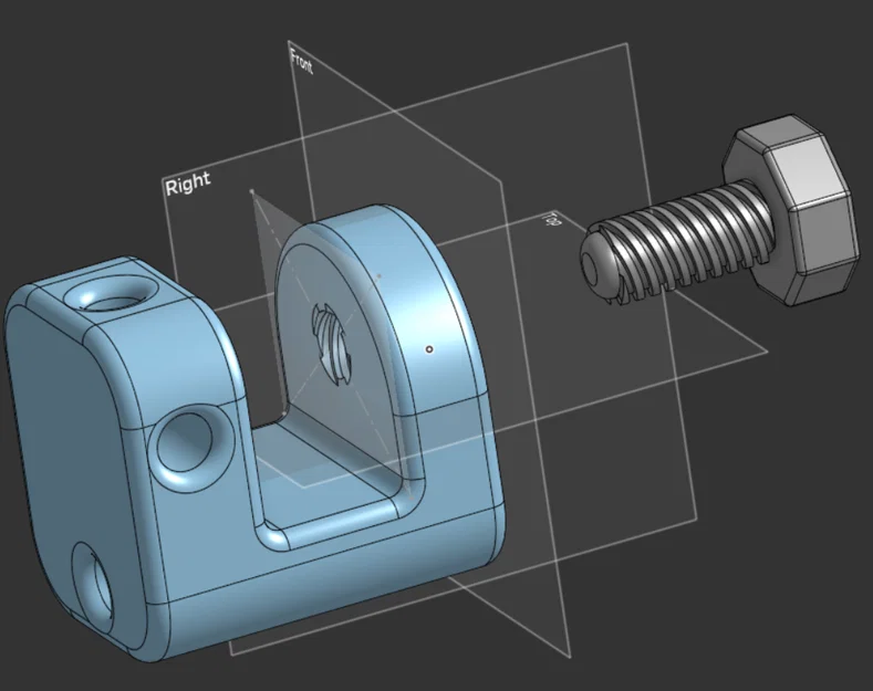 Ngàm kẹp ăng-ten HF dạng cần cho thanh gỗ 2x4 - Image 1