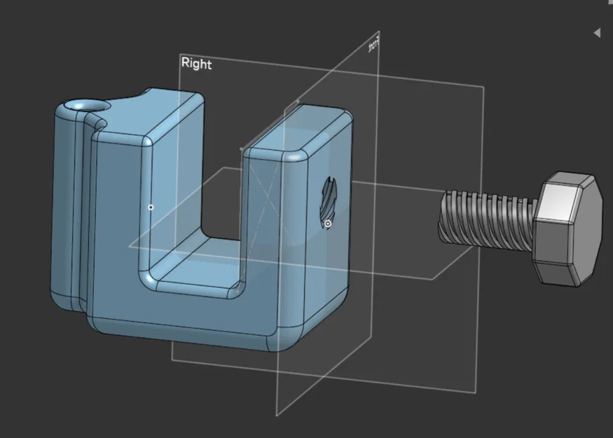 Ngàm kẹp ăng-ten HF dạng cần cho thanh gỗ 2x4 - Image 2