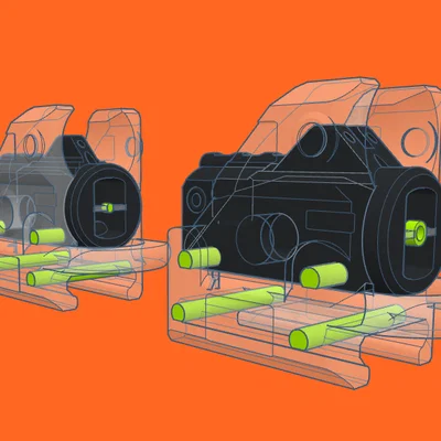Ghost Hybrid Iron Sights - Kính ngắm cơ khí lai kiểu dáng trôi nổi