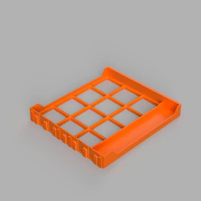 Ngăn kéo decor GEN2 185-2W-0.5H V2 tương thích Gridfinity (cảm hứng từ @Jerrari)