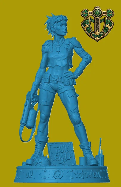 Tượng mô hình lấy cảm hứng từ Tank Girl - Image 1