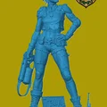 Tượng mô hình lấy cảm hứng từ Tank Girl - Thumbnail 1