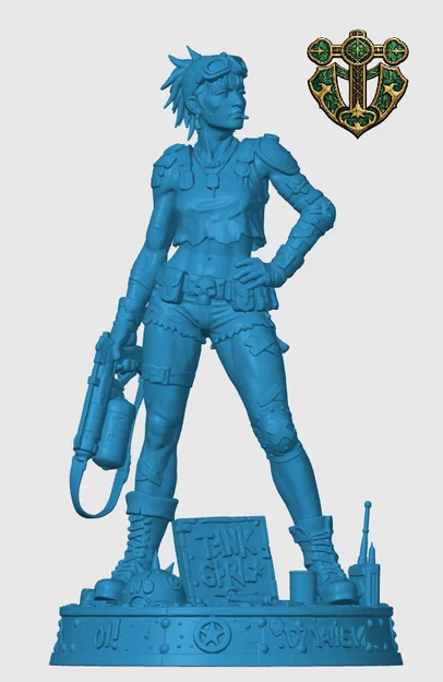 Tượng mô hình lấy cảm hứng từ Tank Girl - Image 3