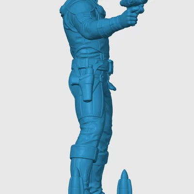 Tượng mô hình lấy cảm hứng từ Buck Rogers