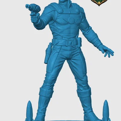 Tượng mô hình lấy cảm hứng từ Buck Rogers