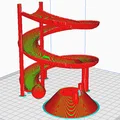 Đường chạy bi xoắn ốc không cần Support (No Support Spiral Marble run) - Thumbnail 1