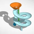 Đường chạy bi xoắn ốc không cần Support (No Support Spiral Marble run) - Thumbnail 2