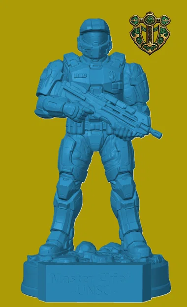 Mô hình tượng lấy cảm hứng từ Master Chief - Image 1
