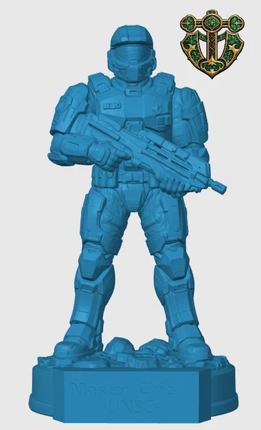 Mô hình tượng lấy cảm hứng từ Master Chief - Image 3