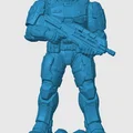 Mô hình tượng lấy cảm hứng từ Master Chief - Thumbnail 3