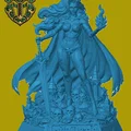 Mô hình tượng Lady Death 3D - Thiết kế chi tiết cho fan sưu tầm - Thumbnail 1