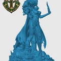 Mô hình tượng Lady Death 3D - Thiết kế chi tiết cho fan sưu tầm - Thumbnail 2