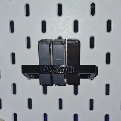 Giá treo pin Canon LP-E12 cho bảng IKEA Skadis in 3D