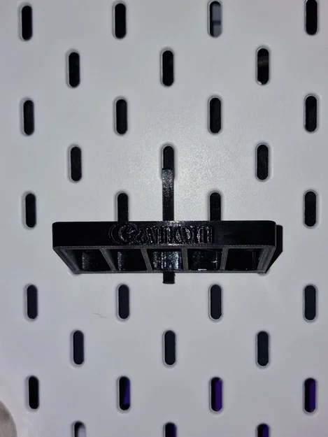 Giá treo pin Canon LP-E12 cho bảng IKEA Skadis in 3D - Image 3
