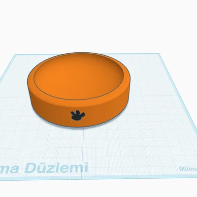 Bát đựng thức ăn và nước uống 3D cho thú cưng xinh xắn