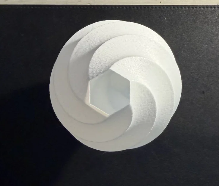Bình Hoa Nghệ Thuật Xoắn (Twisting Art Vase) - Mẫu In 3D Độc Đáo - Image 2