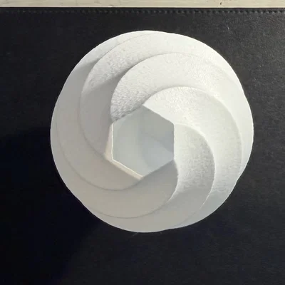 Bình Hoa Nghệ Thuật Xoắn (Twisting Art Vase) - Mẫu In 3D Độc Đáo