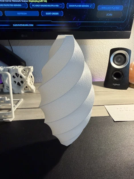 Bình Hoa Nghệ Thuật Xoắn (Twisting Art Vase) - Mẫu In 3D Độc Đáo - Image 3