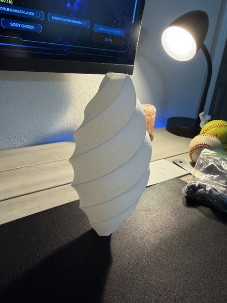Bình Hoa Nghệ Thuật Xoắn (Twisting Art Vase) - Mẫu In 3D Độc Đáo - Image 4