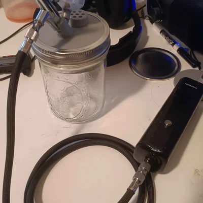 Nắp 3D cho hũ vệ sinh Airbrush 84mm (Mason Jar Cleaning Pot)