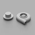 Phụ kiện gắn dép Crocs hình Turbo cực ngầu - Mẫu in 3D độc đáo - Thumbnail 2