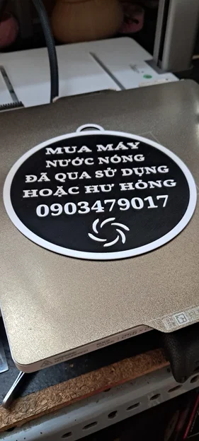 Bảng hiệu treo tường 3D cá nhân hóa - Tùy chỉnh nội dung dễ dàng - Image 1