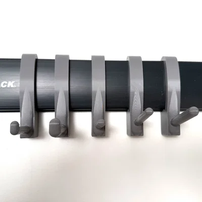 Các loại móc treo thẳng cho thanh ray Rubbermaid FastTrack