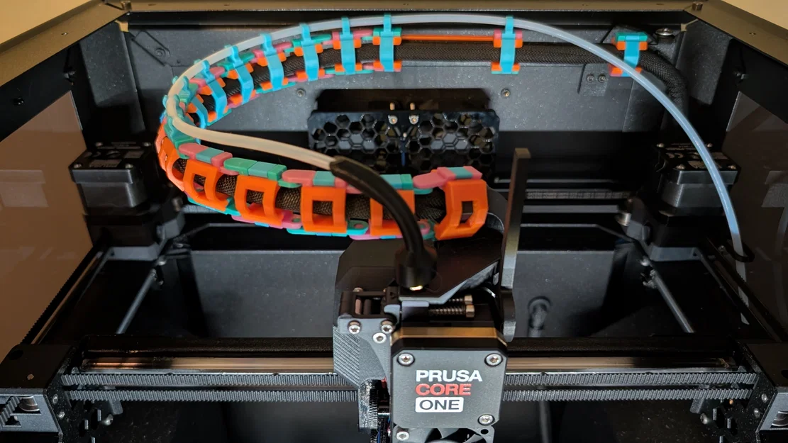 Prusa Core One/+ Bộ Xích Dẫn Cáp Nextruder (Cable Chain Exoskeleton) - Image 1