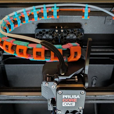 Prusa Core One/+ Bộ Xích Dẫn Cáp Nextruder (Cable Chain Exoskeleton)