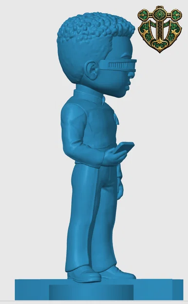 Mô hình Chibi lấy cảm hứng từ Geordi La Forge - Image 2